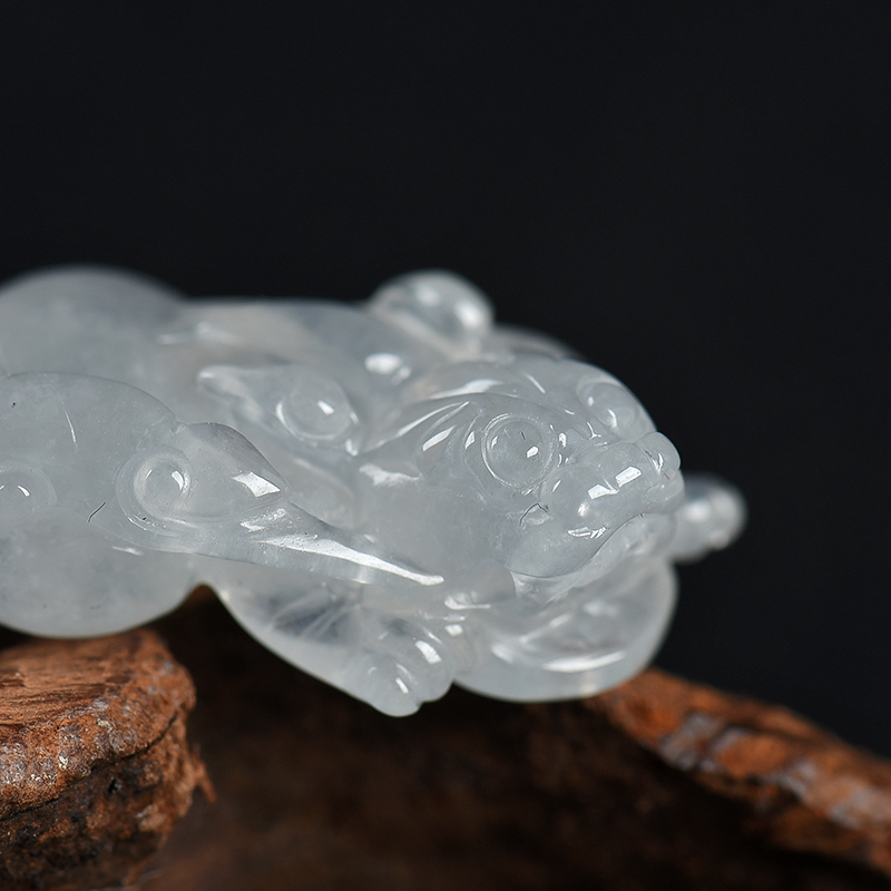 缅甸翡翠貔貅吊坠-红掌柜