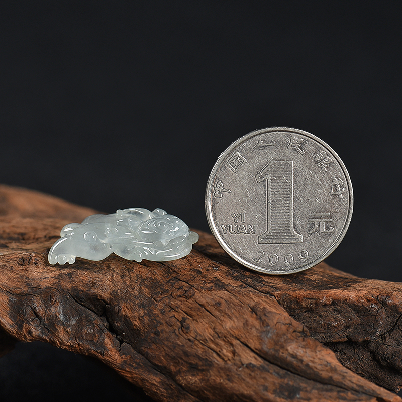 缅甸翡翠貔貅吊坠-红掌柜