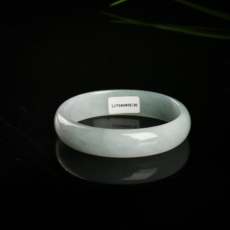 55mm豆种翡翠贵妃镯-红掌柜