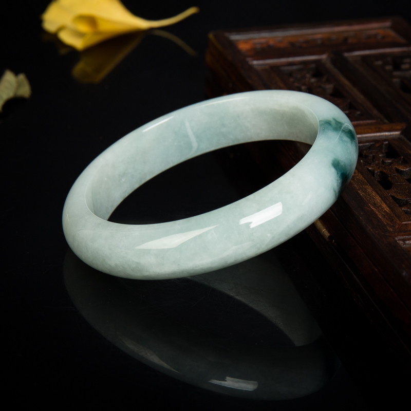 缅甸翡翠手镯-红掌柜