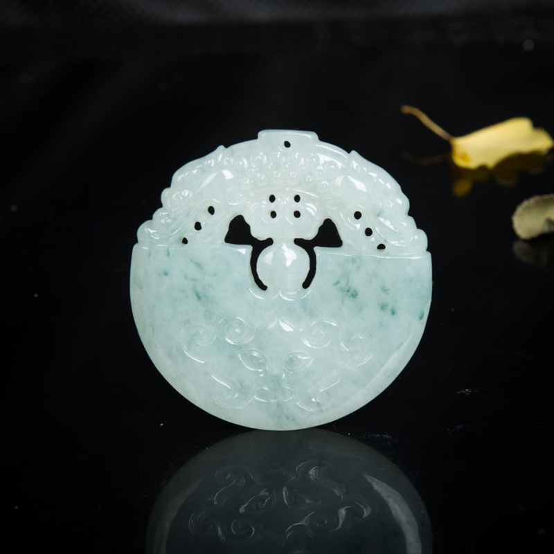 翡翠吊坠-红掌柜