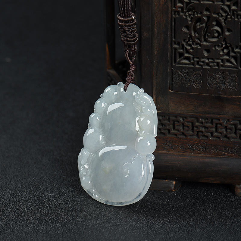 翡翠葫芦吊坠-红掌柜
