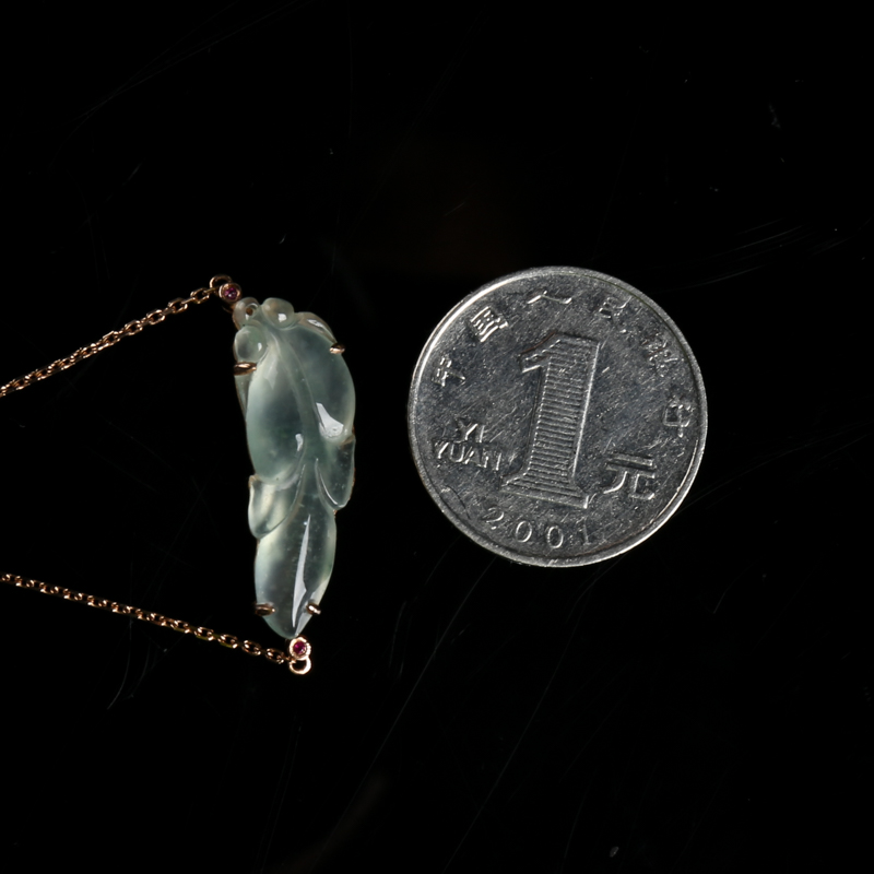 天然翡翠金玉满堂手链-红掌柜