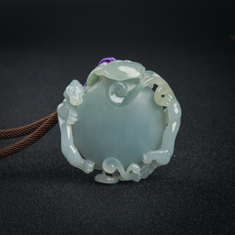 翡翠吊坠-红掌柜