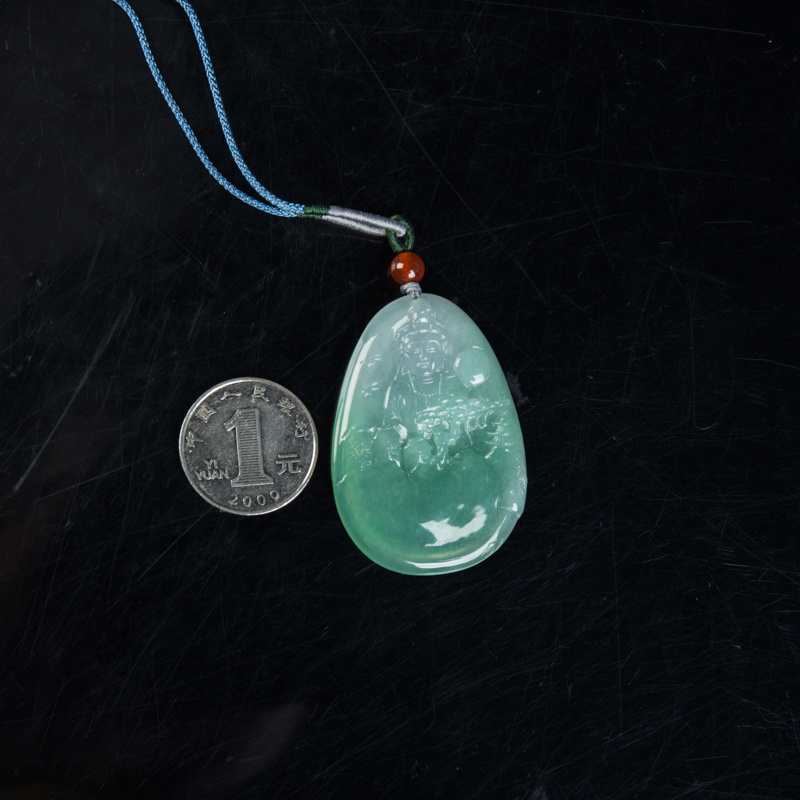 糯种翡翠观音-红掌柜