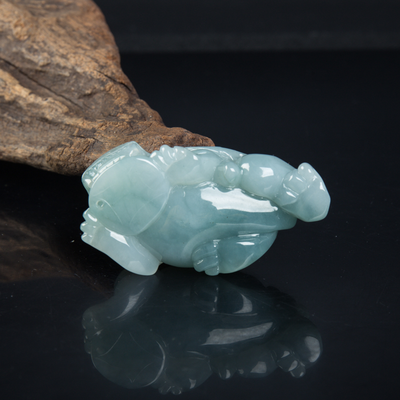 翡翠貔貅吊坠-红掌柜