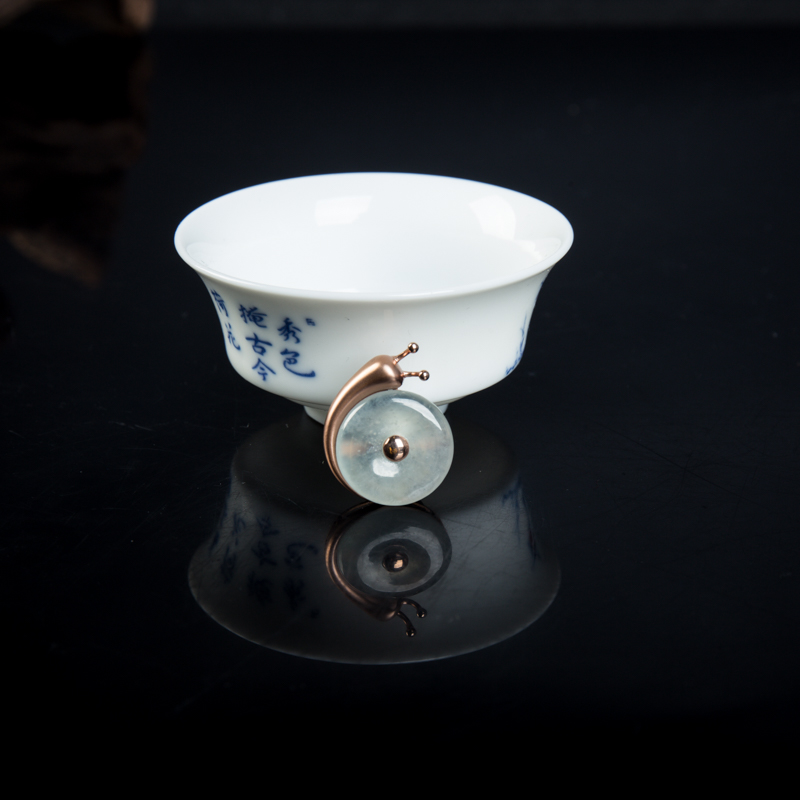 翡翠蜗牛吊坠-红掌柜