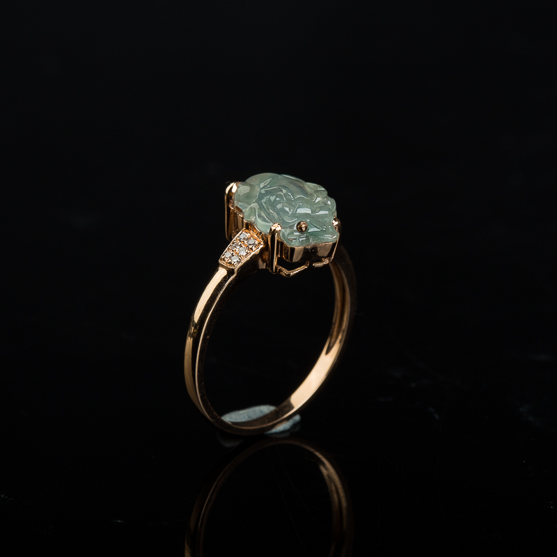 翡翠貔貅戒指-红掌柜