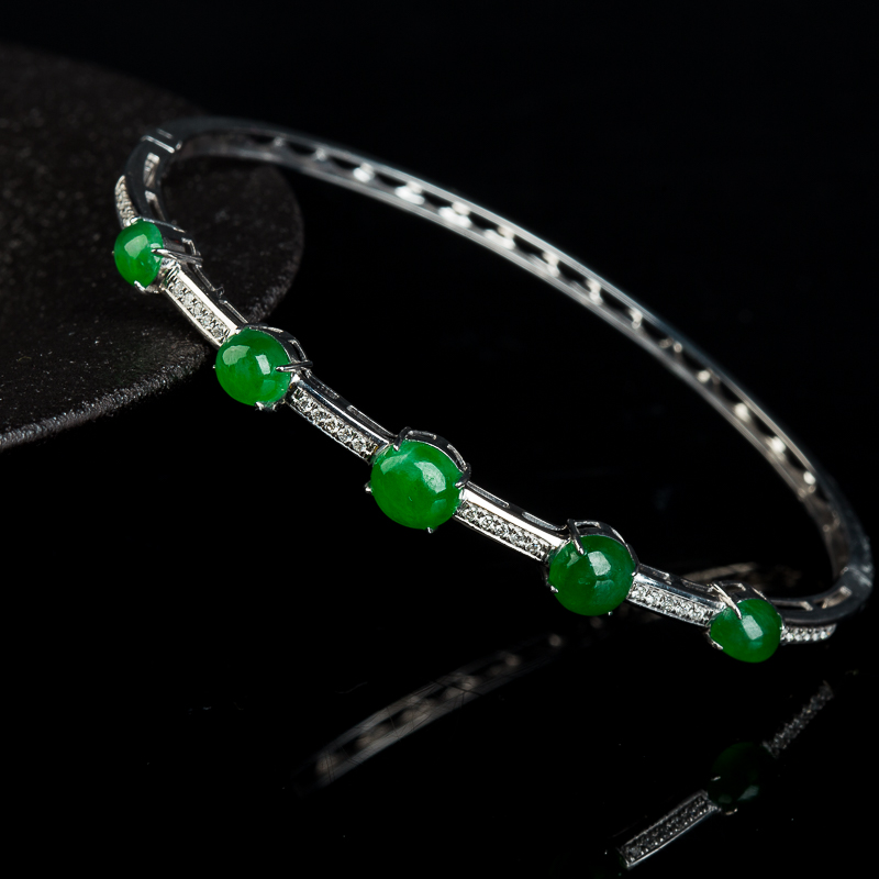 翡翠手镯-红掌柜