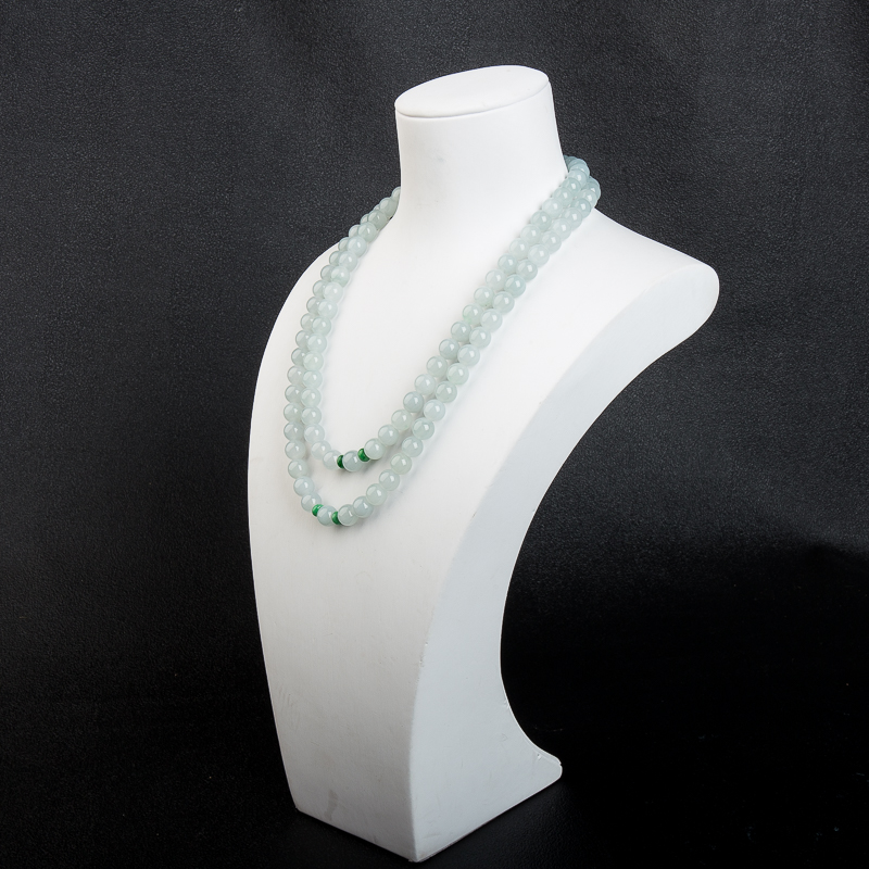 天然糯种翡翠多圈链串-红掌柜