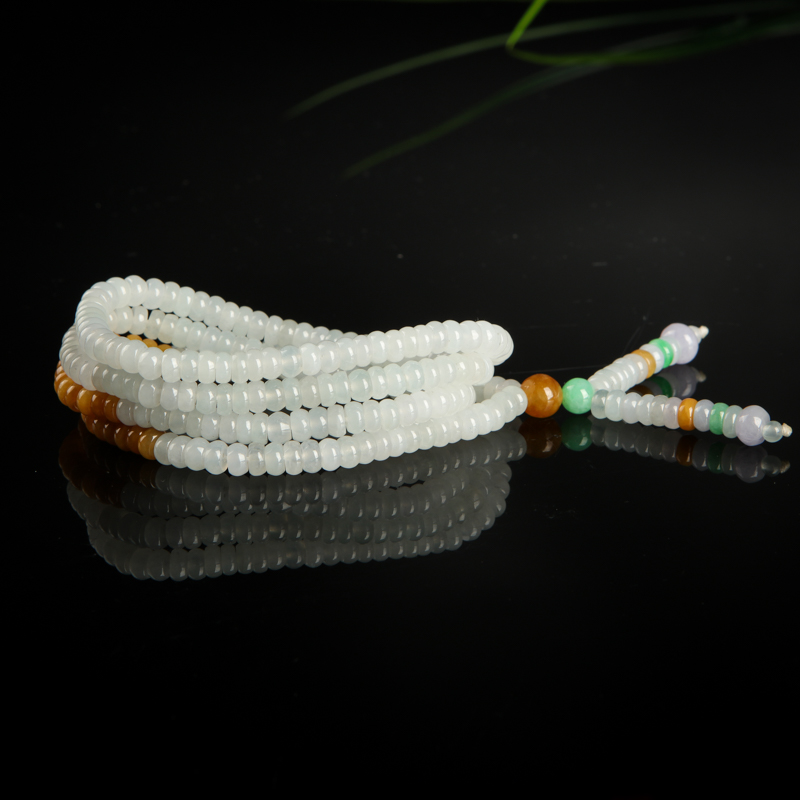 翡翠算盘珠项链-红掌柜