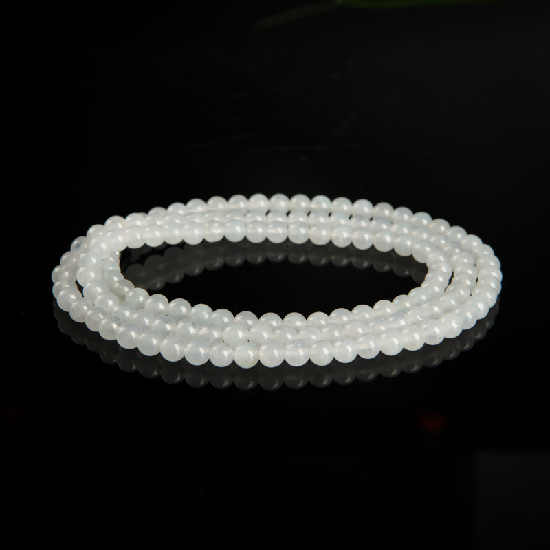 糯冰种天然翡翠项链-红掌柜