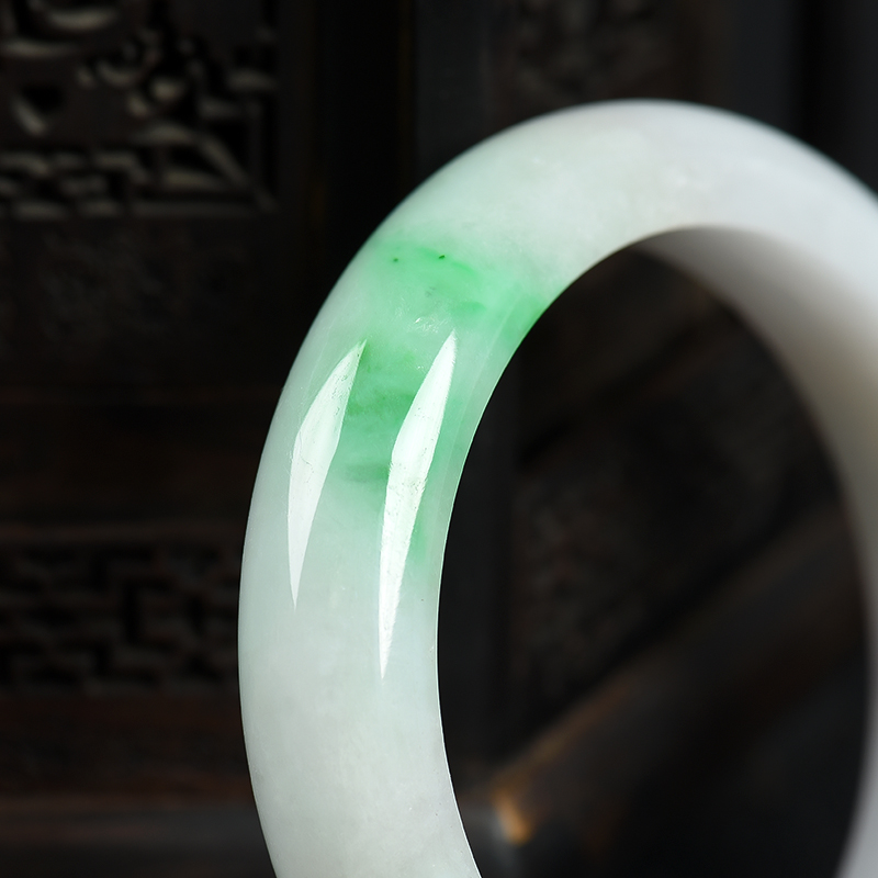 飘翠翡翠手镯-红掌柜