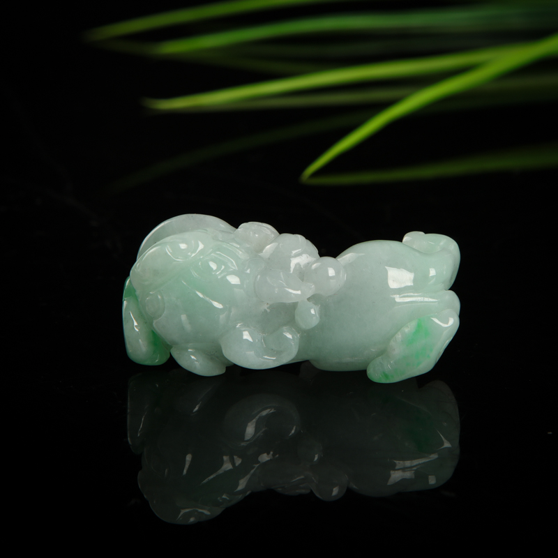 翡翠貔貅吊坠-红掌柜