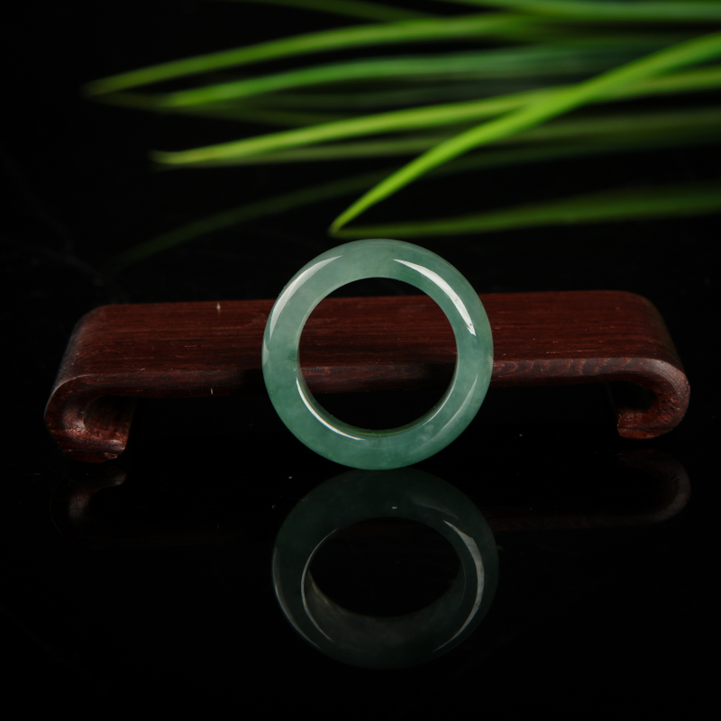 天然翡翠戒指-红掌柜