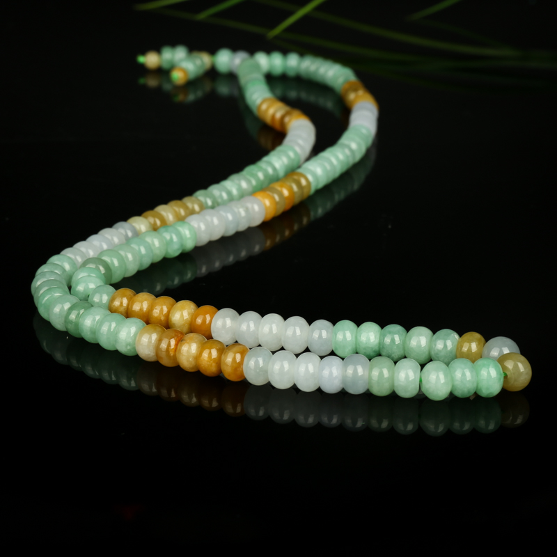 糯种翡翠手串-红掌柜