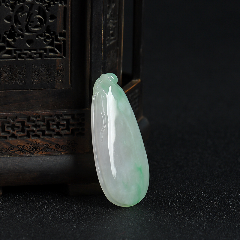 飘翠翡翠福瓜吊坠-红掌柜