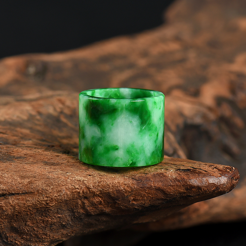 花青种翡翠路路通吊坠-红掌柜