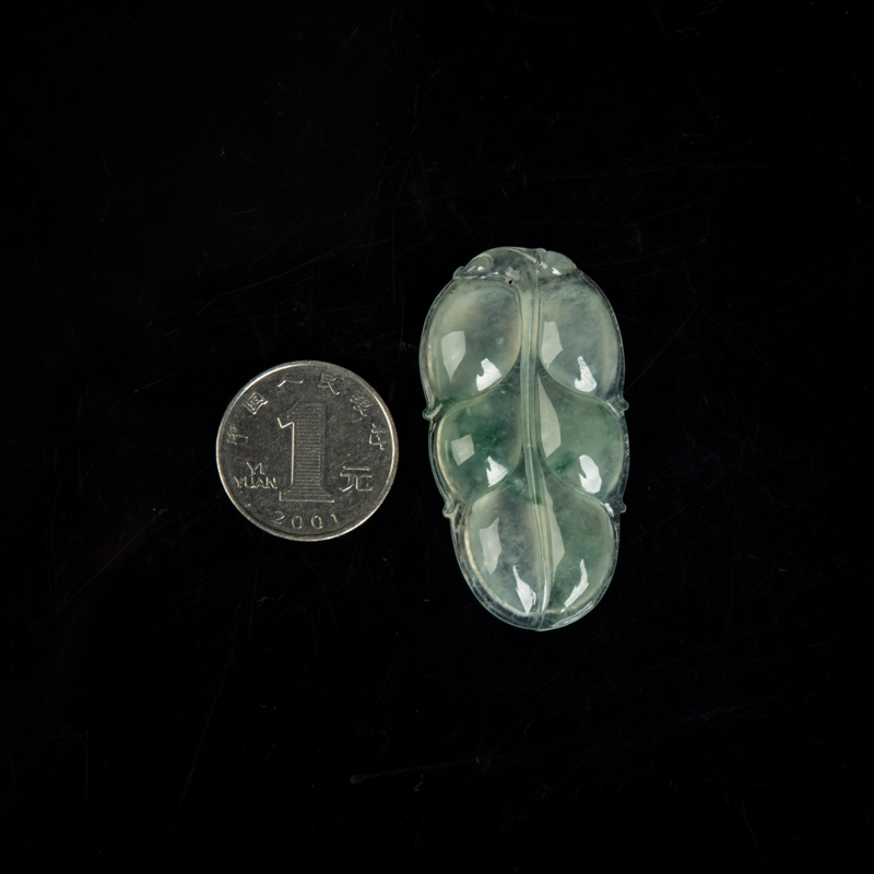 翡翠金枝玉叶挂坠-红掌柜