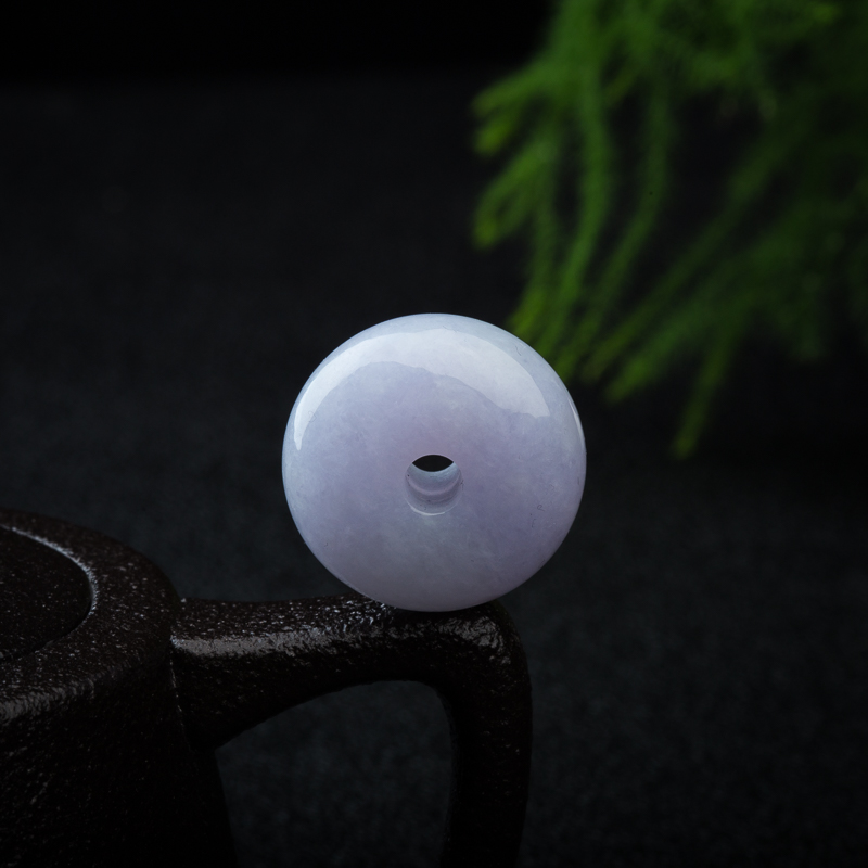 翡翠平安扣吊坠-红掌柜