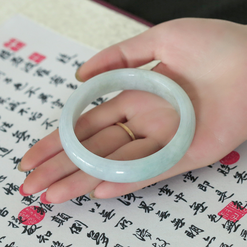 缅甸翡翠手镯-红掌柜