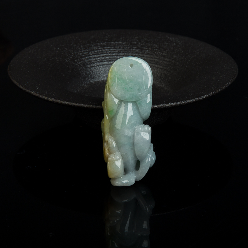 翡翠貔貅吊坠-红掌柜