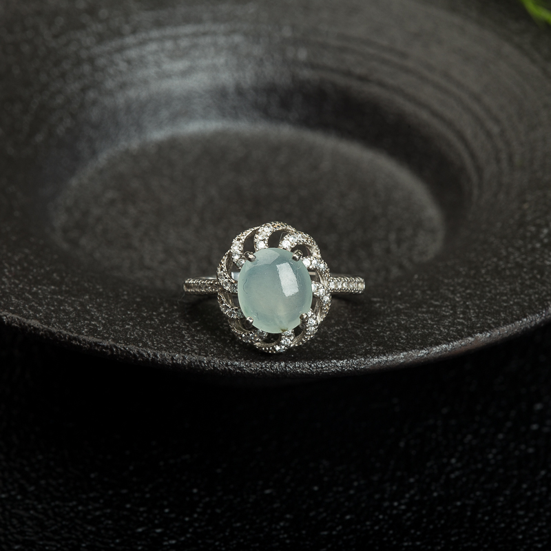 翡翠戒指-红掌柜