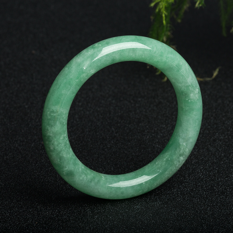 翡翠圆镯-红掌柜