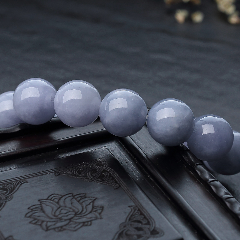 天然翡翠单圈手串-红掌柜