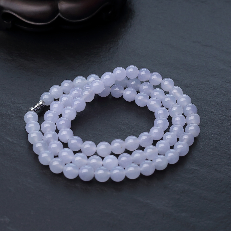 淡紫色翡翠项链-红掌柜