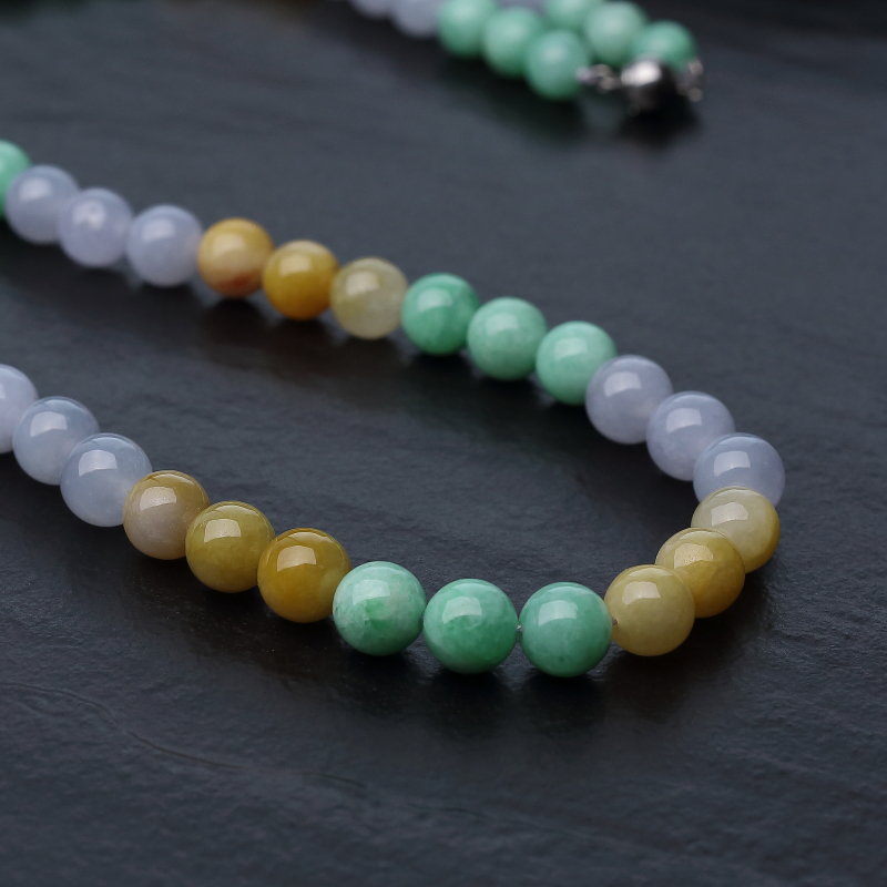 天然福禄寿翡翠项链-红掌柜