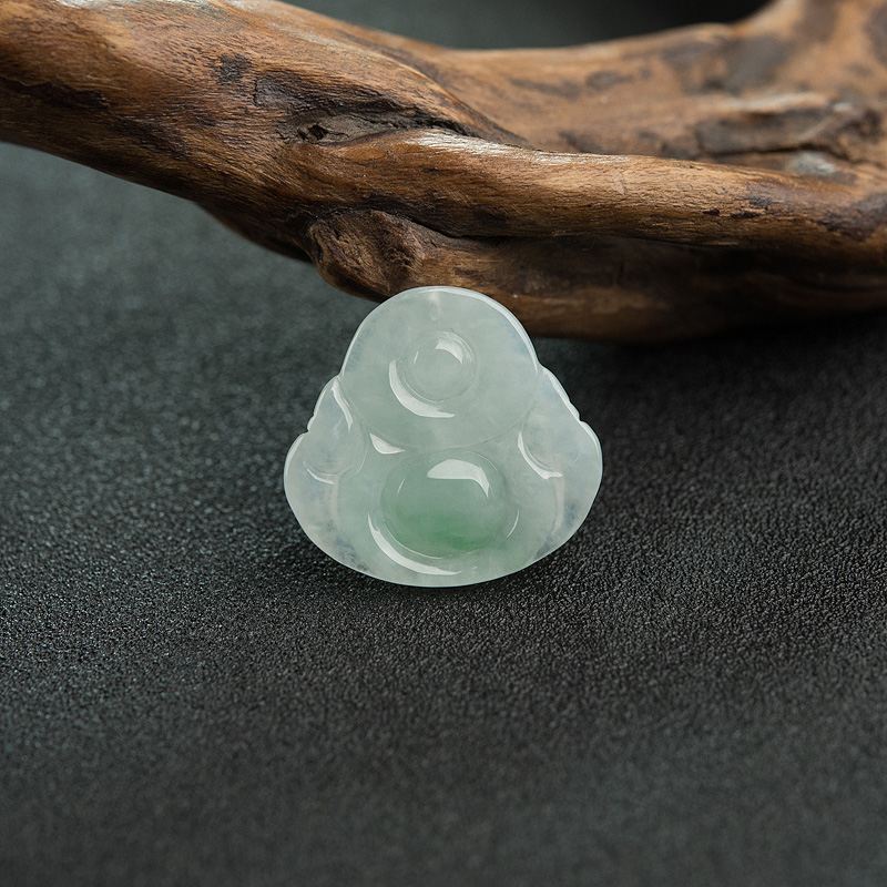 翡翠佛吊坠-红掌柜