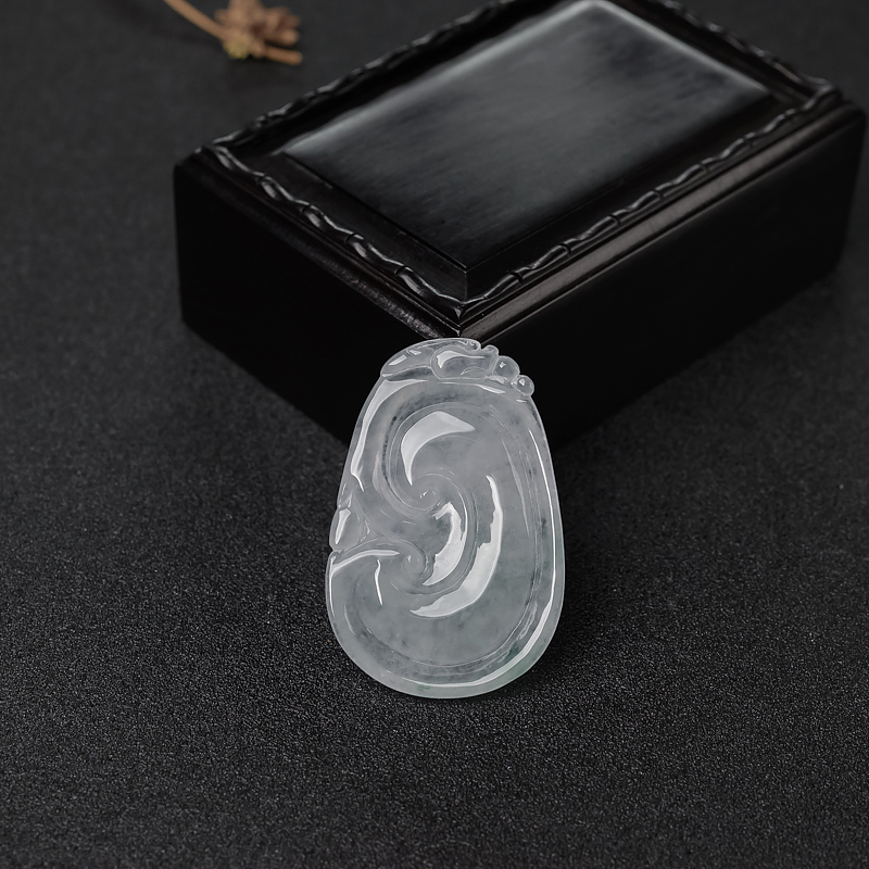 翡翠如意吊坠-红掌柜