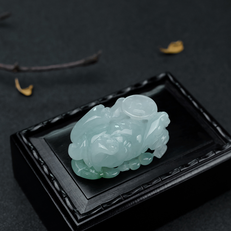 翡翠貔貅吊坠-红掌柜