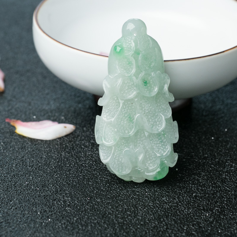 翡翠吊坠-红掌柜