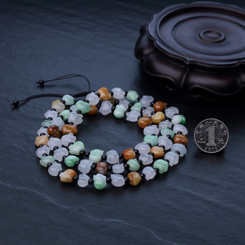 福禄寿翡翠小猪项链-红掌柜