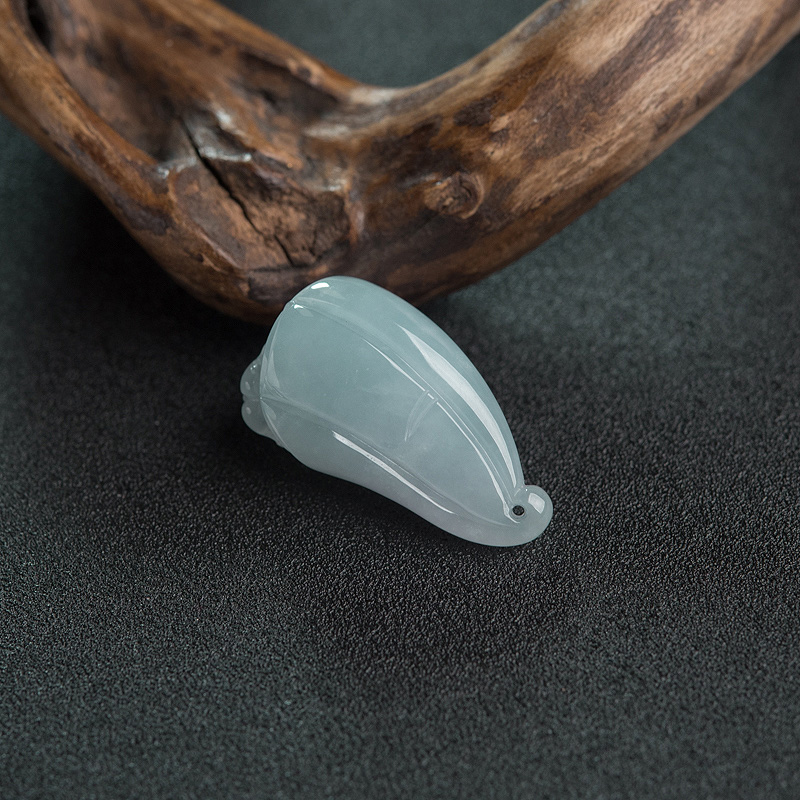 翡翠连生贵子吊坠-红掌柜