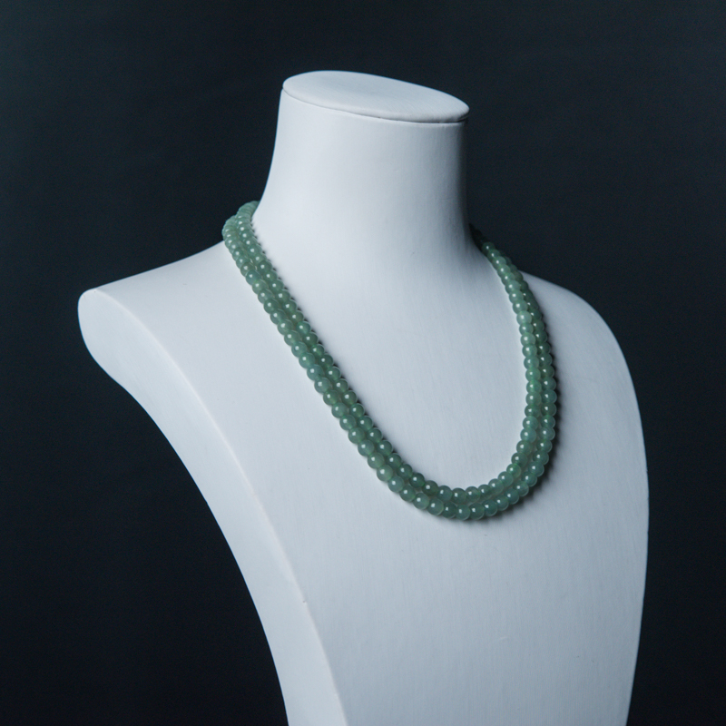 浅绿翡翠项链-红掌柜