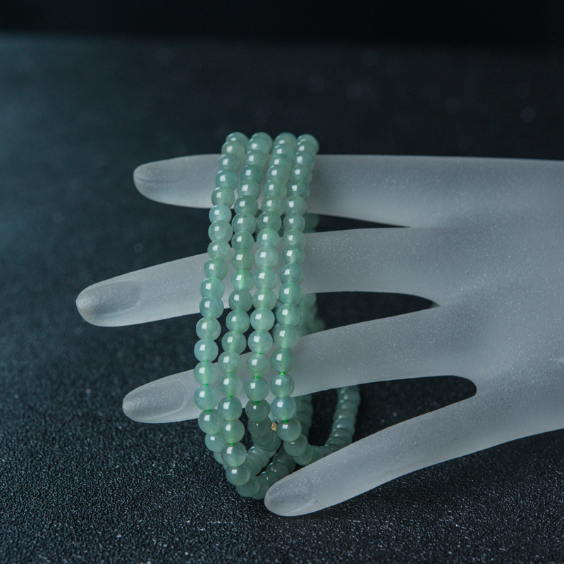 冰种翡翠项链-红掌柜