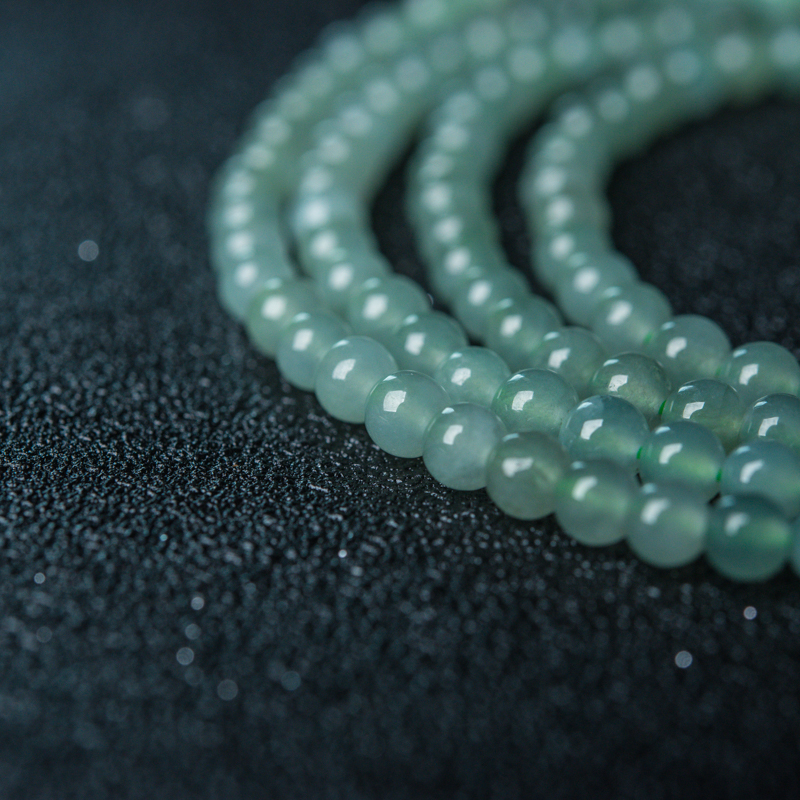 天然翡翠项链-红掌柜