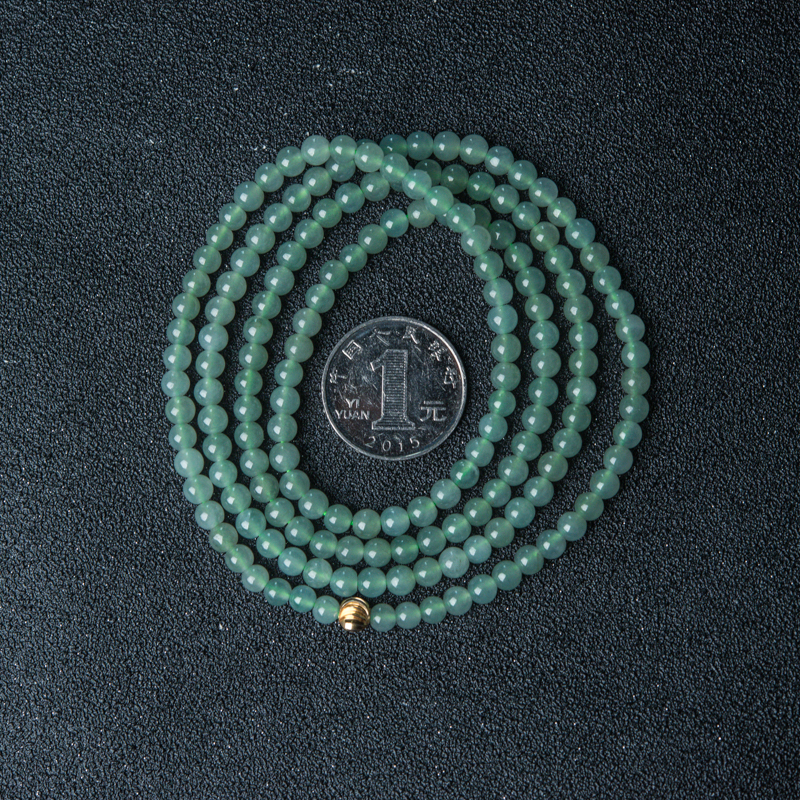 缅甸翡翠项链-红掌柜