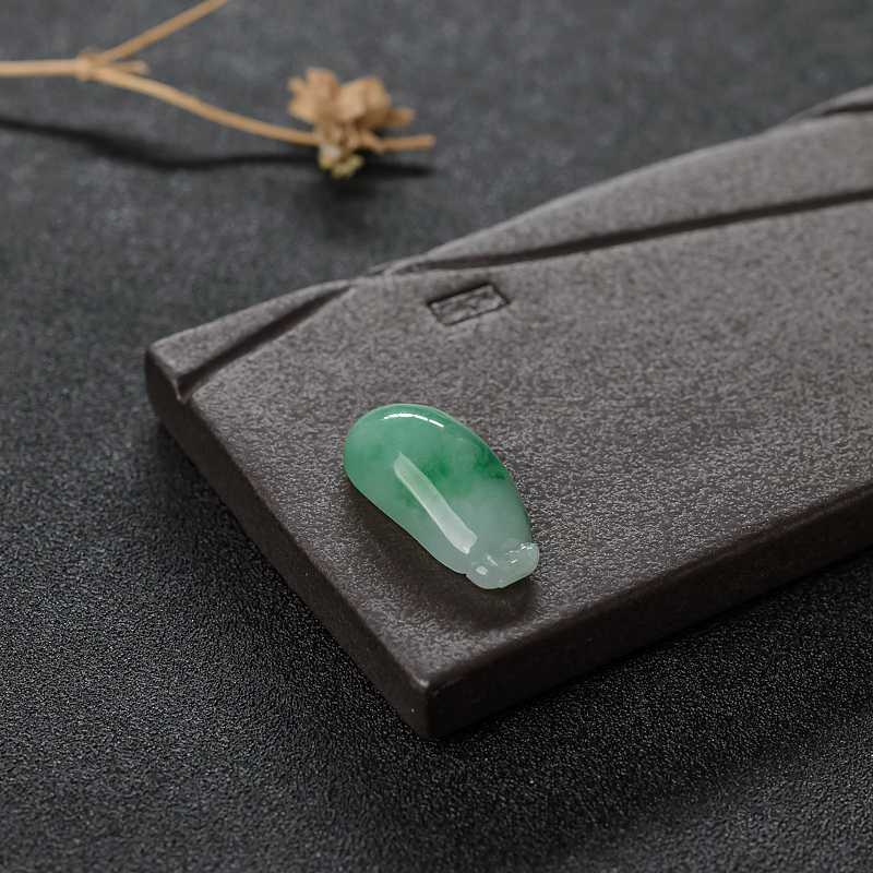 糯种飘翠翡翠福瓜-红掌柜