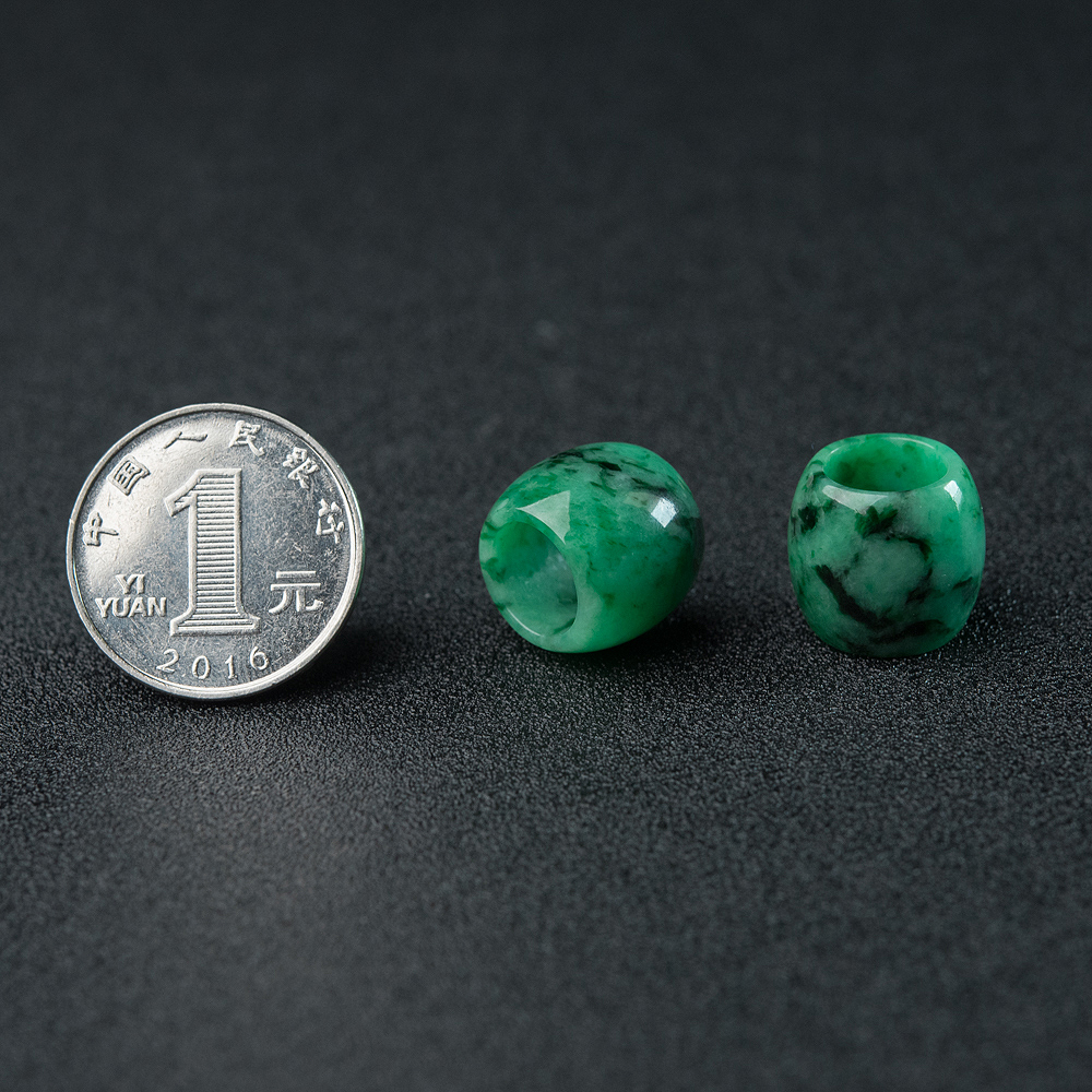 缅甸翡翠路路通挂坠-红掌柜