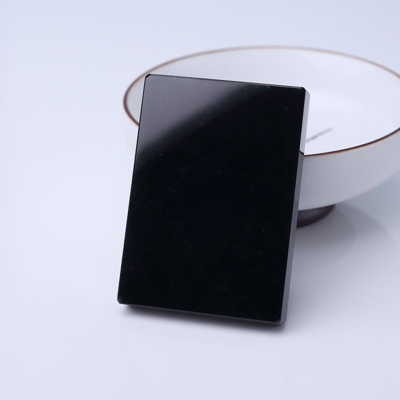 缅甸糯种墨翠平安无事牌吊坠-红掌柜