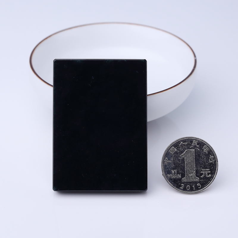 缅甸墨翠平安无事牌吊坠-红掌柜