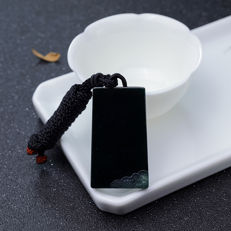 冰种墨翠度母-红掌柜