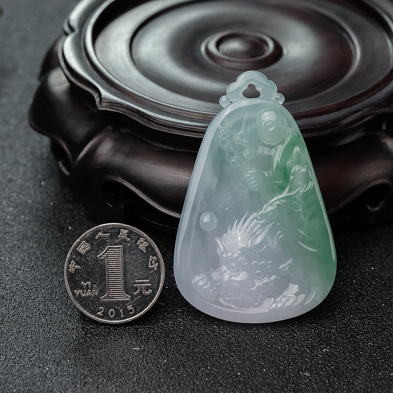 翡翠地藏菩萨-红掌柜