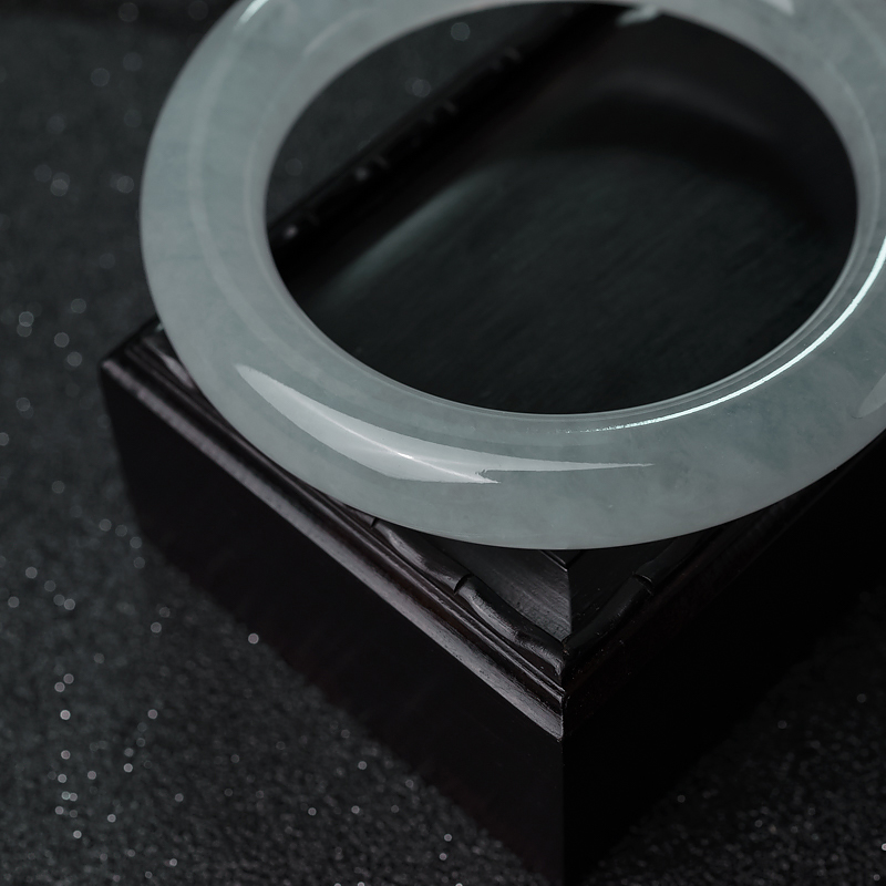 缅甸翡翠圆镯-红掌柜