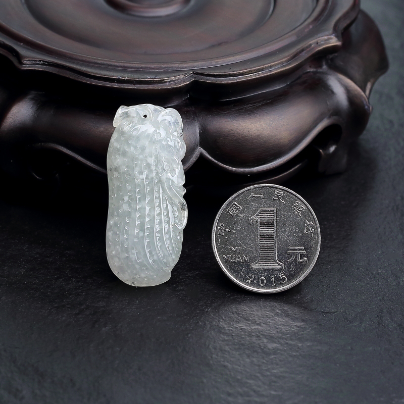 天然翡翠花生-红掌柜