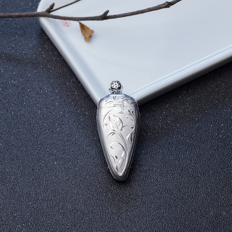 18K金镶钻阳绿翡翠福瓜吊坠-红掌柜